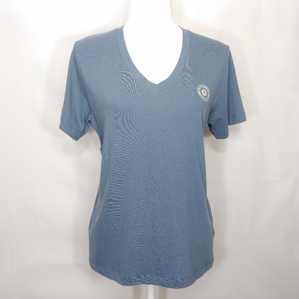 Frye women's t-shirt M blue brand new cotton